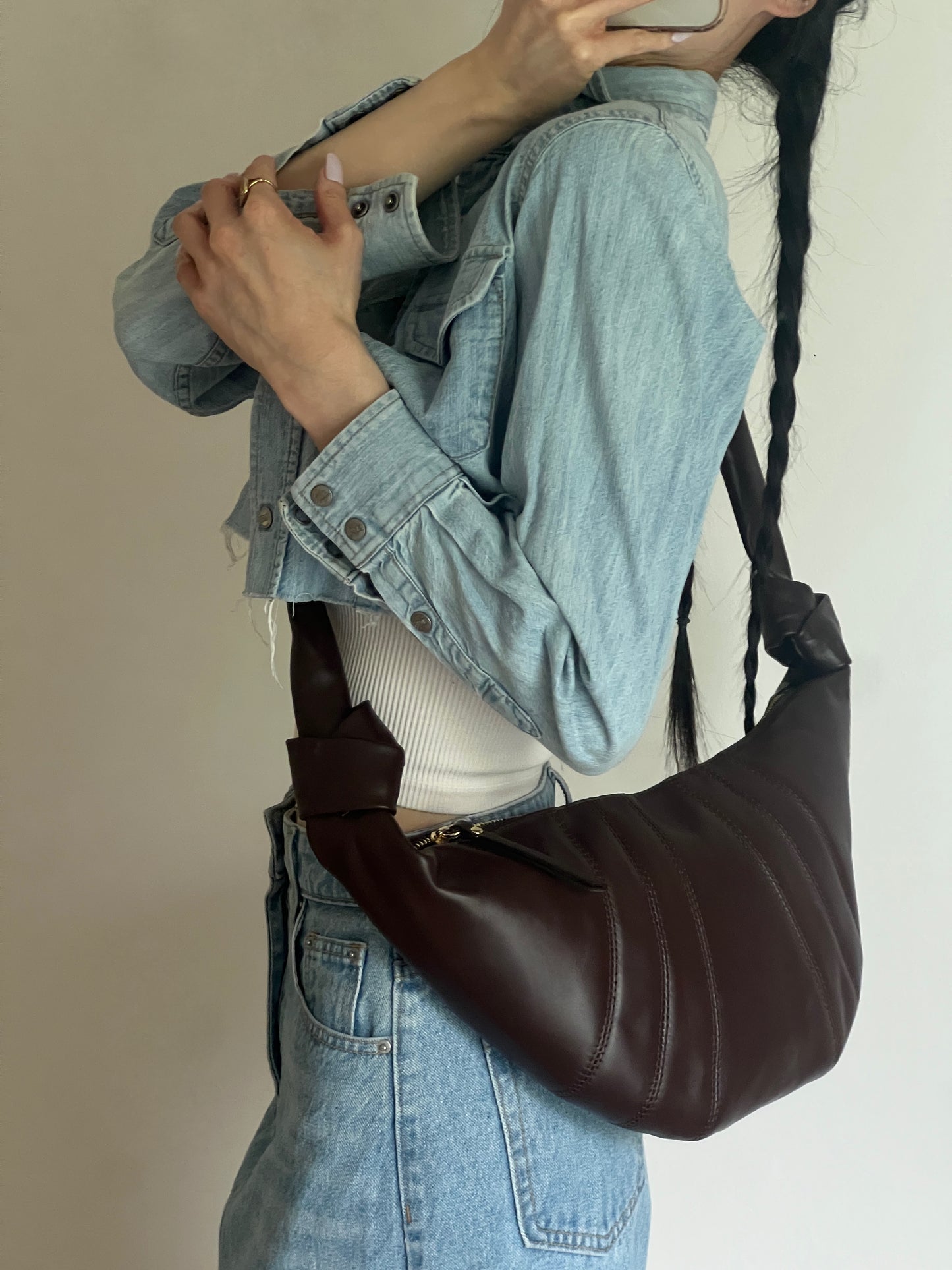 CHARLOTTE borsa a croissant