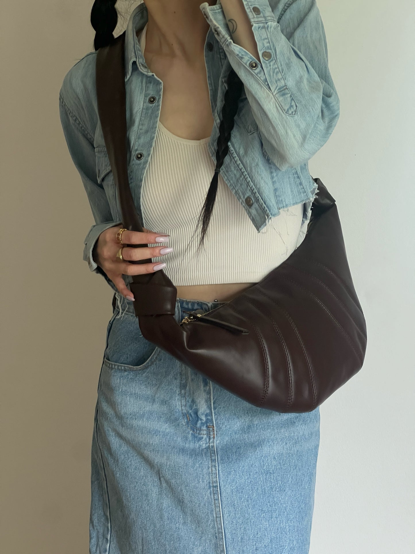 CHARLOTTE borsa a croissant